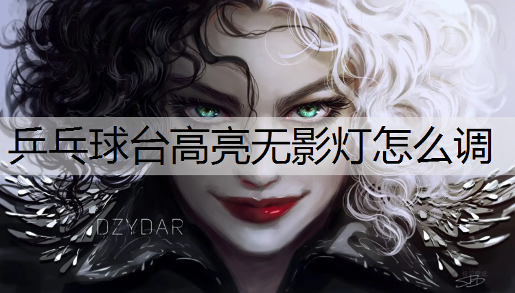 乒乓球台高亮无影灯怎么调